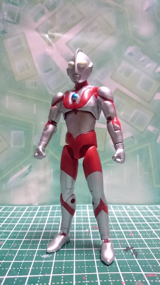 フクマン Twitter ನಲ ಲ 掌動改造ウルトラマンbタイプ完成しました ソフビの面部分をaタイプ後頭部に貼り付けてcタイプ上半身にaタイプ 下半身を付けて Bタイプのイメージの細マッチョ感を出しました ウルトラフィギュア改造同好会 掌動 Shodo ウルトラマン