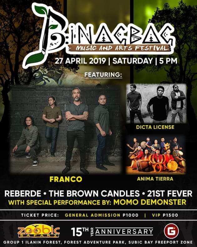 beyyyyy1995's tweet photo. Lezzgo! Grab your tickets.👌 For inquires DM me. ♥💚💛 #JahLove #Franco #DictaLicense #AnimaTierra #Reberde #TheBrownCandles #21fever #SubicBay #SubicBayFreeportZone #ZoobicSafari #BinabagMusicAndArtsFestival #Reggae #Festival2019 https://t.co/eZRwSaQibO
