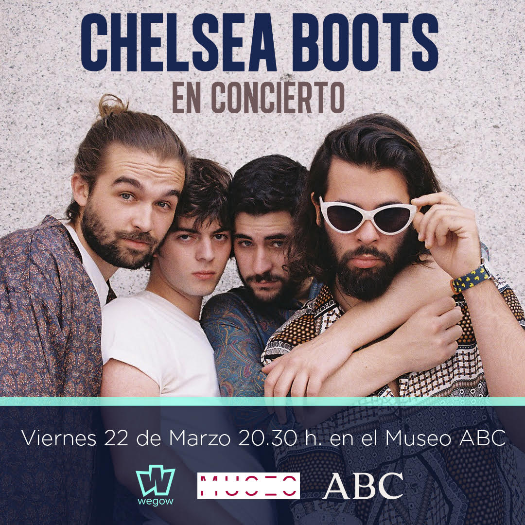 ¡<a href="/wegowES/">wegowes</a> y <a href="/abc_es/">ABC.es</a> te traen a <a href="/chelseaboots_/">Chelsea Boots</a> en concierto! El próximo viernes 22 de marzo podremos disfrutar de un show muy especial en el @MuseoABC de Madrid. 🔥 Entradas aquí 👉 bit.ly/2tRbco7