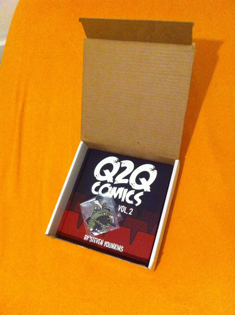 KriJBa's tweet photo. My @Q2Qcomics book reached Switzerland yesterday 😍 https://t.co/2uY0Hij2bV