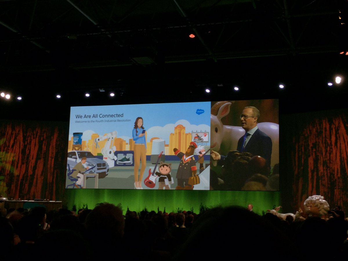 FrisineH's tweet photo. Keynote at WTA. Connectivity and Einstein Voice #WorldTourAmsterdam #Salesforce @salesforce @We_Are_4C__ https://t.co/UcSlkImtaf
