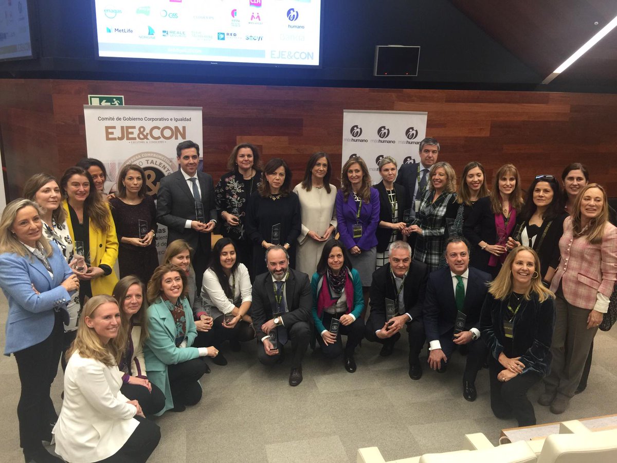 Muchas gracias a las 17 organizaciones y empresas que hoy se han adherido al #códigoEJECON #TalentoSinGénero