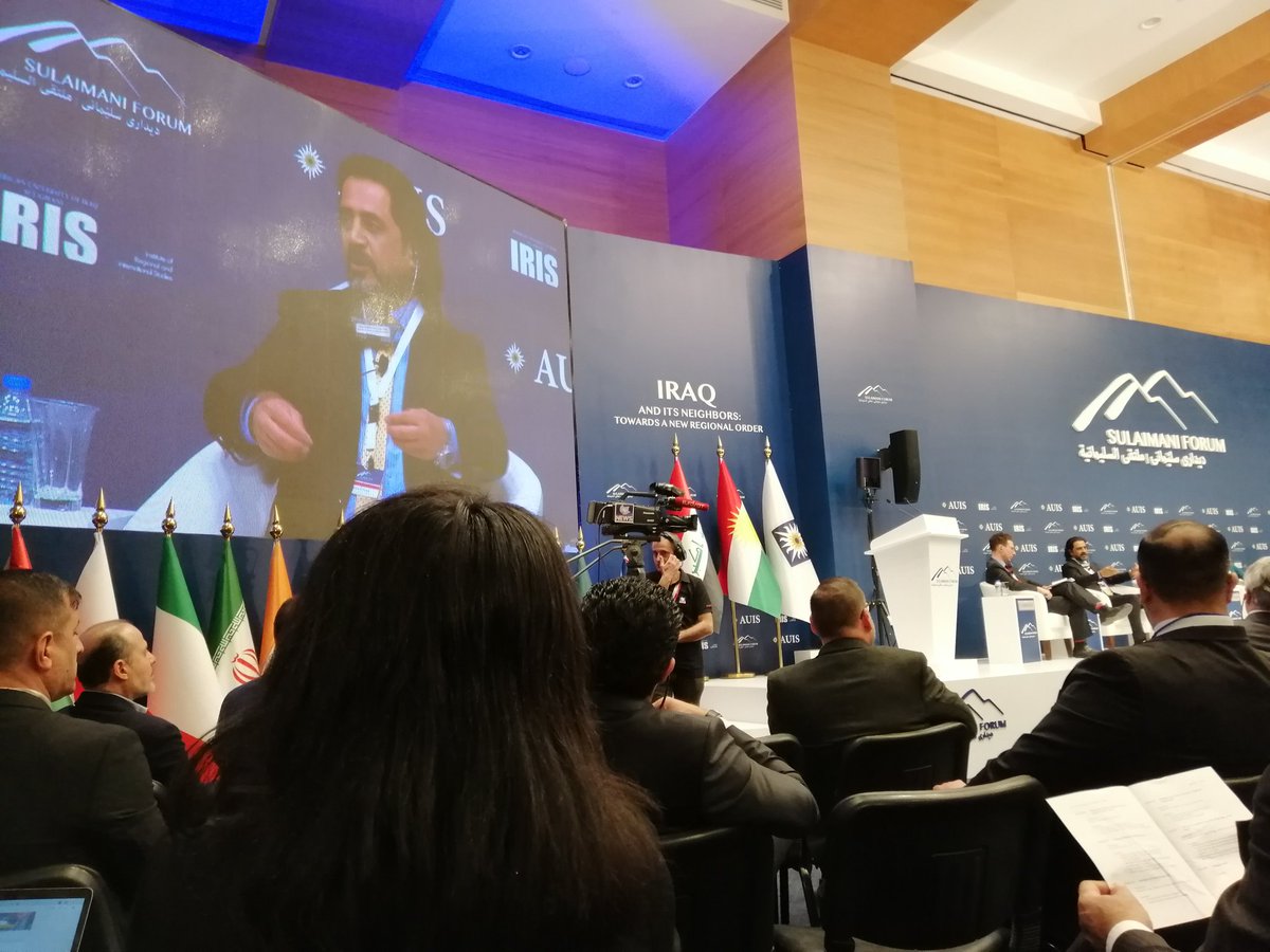DeelanSirwan's tweet photo. Hisham Althahabi, the Iraqi Ghandi in my opinion for focusing on the younger generation to improve the future of Iraq. @AUIS_NEWS #SuliForum19 https://t.co/oZZH0Lqz2Q