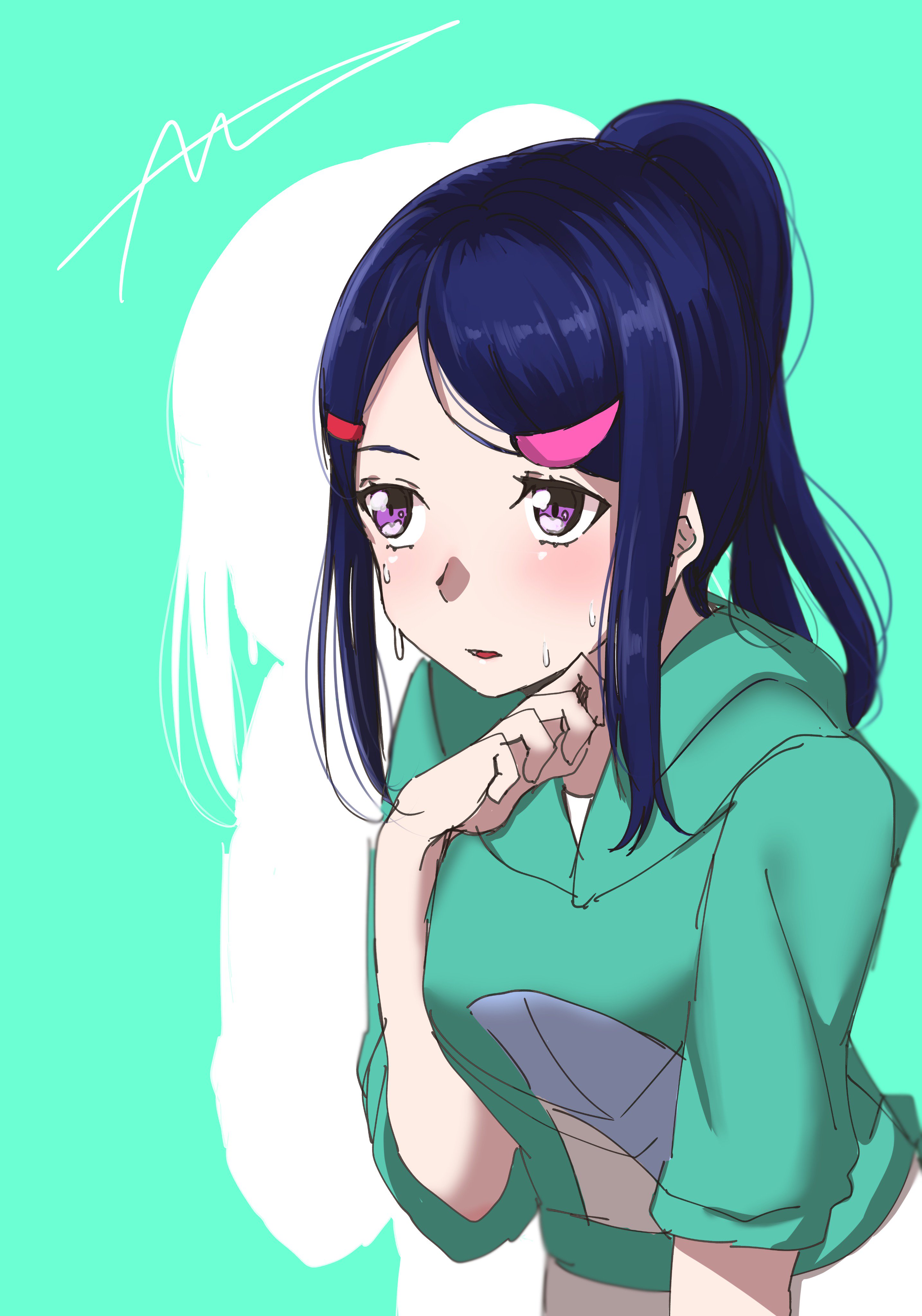 Arlcn Sur Twitter 練習の時ヘアピンで前髪固定してる松浦果南ちゃんいるのではという妄想の元誕生したイラストになります T Co Ulzgqnjrpv Twitter