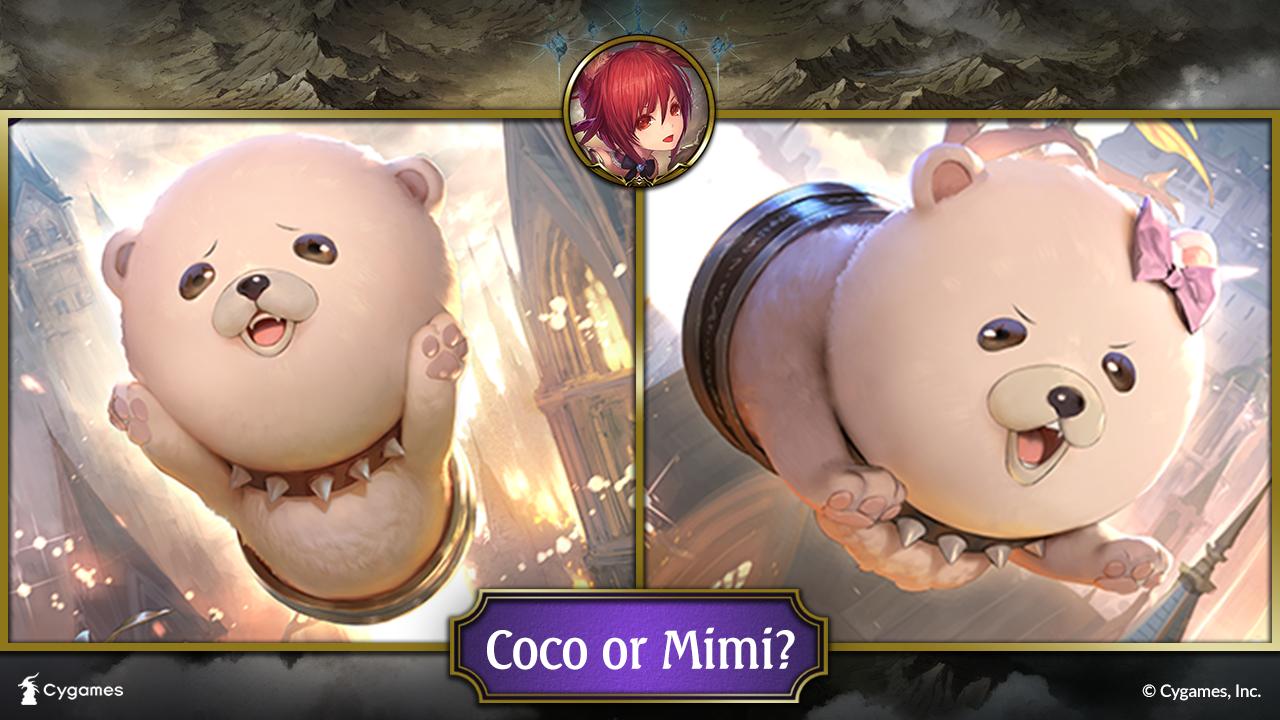 Shadowverse Vote For Your Favorite Rt For Coco And Like For Mimi Shadowverse T Co P4bacwizop Twitter