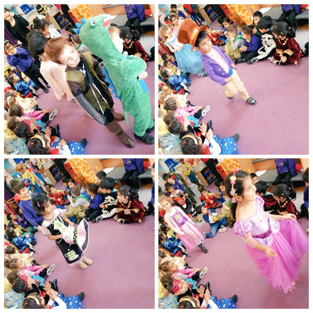 MissPlayerLHS's tweet photo. Some familiar characters paraded through Nursery this morning!

Can you tell what book we are from?

#WorldBookDay #WorldBookDay2019

@LHS_Watford @HeadLHS @MissBanksLHS @MissPinnerLHS @MissLaneLHS @MissCampbellLHS https://t.co/1rt9ytBWUr