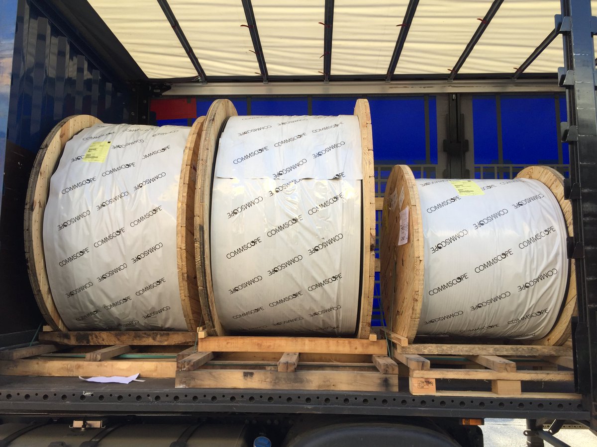 cmsplc's tweet image. Check out our drums ;) Big CommScope delivery to our warehouse last week! We've been working closely with CommScope and a CommScope Partner to ensure this fibre deployment goes smoothly. Now stocking more fibre than ever! #NowMeetsNext #ThinkDifferent #RunsOnCommScope #fibre