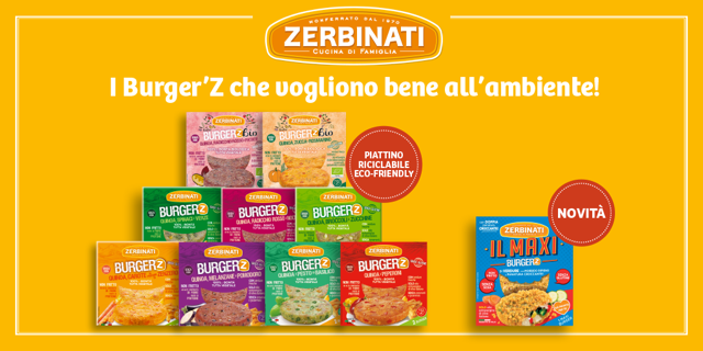 Zerbinati1970's tweet photo. Less is more: meno carta e meno plastica, più #rispetto per l’#ambiente. Da oggi i nostri #Burger’Z e Burger’Z Bio sono ancora più buoni ed eco-friendly, con un nuovo #packaging a ridotto impatto ambientale. E arriva anche un'assoluta novità: Il #Maxi Burger'Z! https://t.co/botBOsLMbH