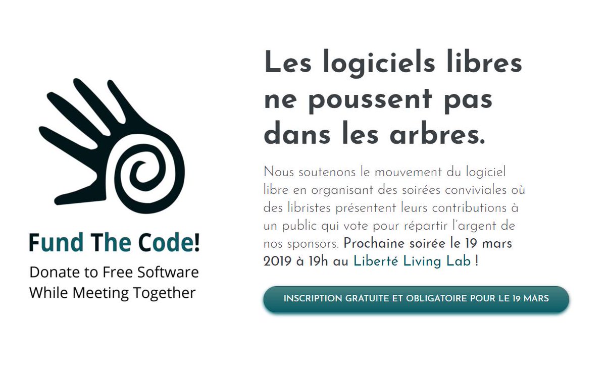 navitia's tweet image. Et oui un #LogicielLibre comme #Navitia ne pousse pas tout seul dans un arbre... ni au fond de l&apos;océan ! Soutenez les logiciels libres !
Venez nombreux.ses participer à la Soirée #FundTheCode @LIBERTE_LL mardi 19/03 inscription gratuite ici : fundthecode.org