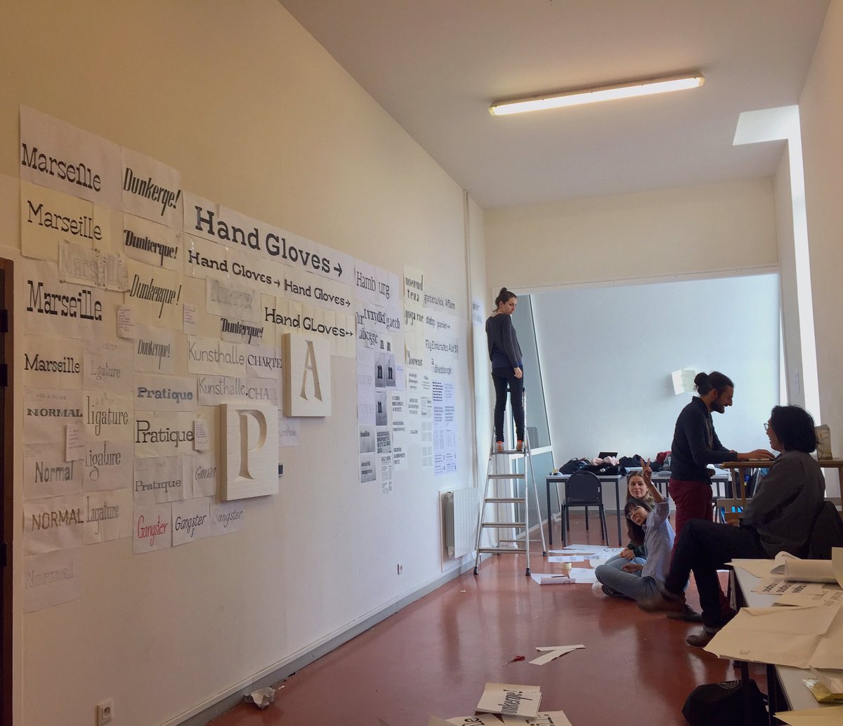theyellowtampon's tweet photo. 👀 Peeps setting up for @esadtype open day. https://t.co/f31l439If8