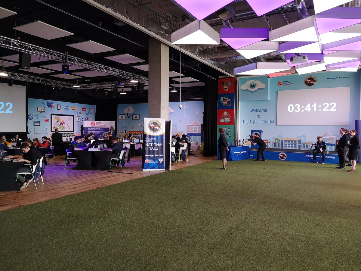 SandbachCCF's tweet image. It's all going on at the Cyber Citadel in the finals of the #cybercenturion competition. Great to see two @aircadets teams competing at the highest level @Cyberchallenge @CCFcadets @633aircadets @ComdtAC @northropgrumman @dom_surry