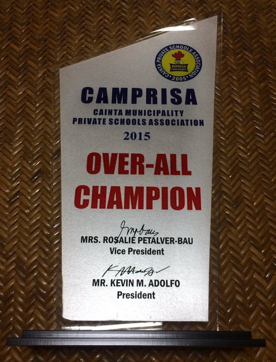 FCS_Conquerors's tweet photo. FCS CONQUERORS
OVERALL CHAMPION Trophy Collections 1
#CAMPRISA Sports Competitions https://t.co/ppHz0bPdp8