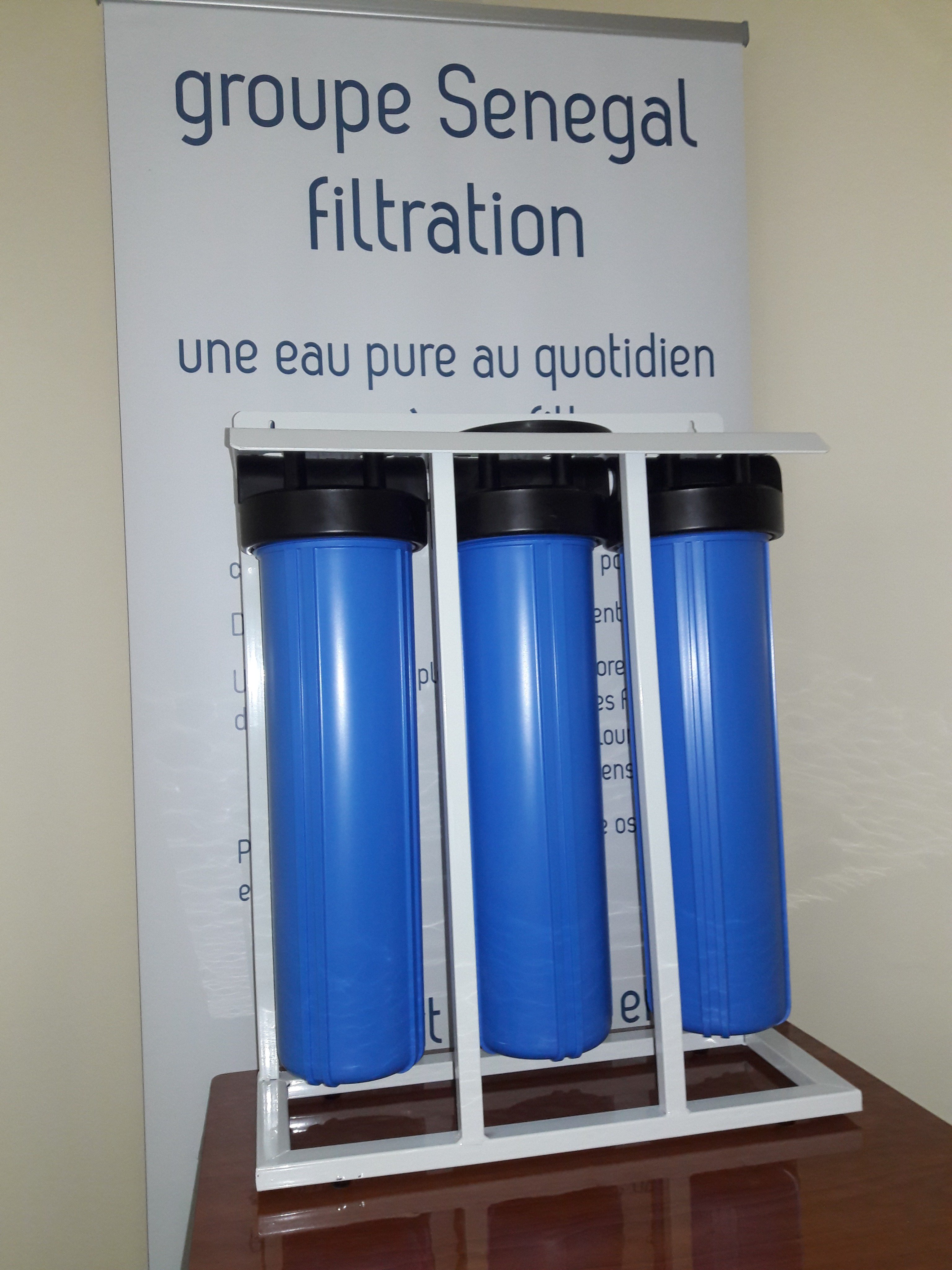 Purificateur d'eau avec robinet système de filtration - Senegal Drop