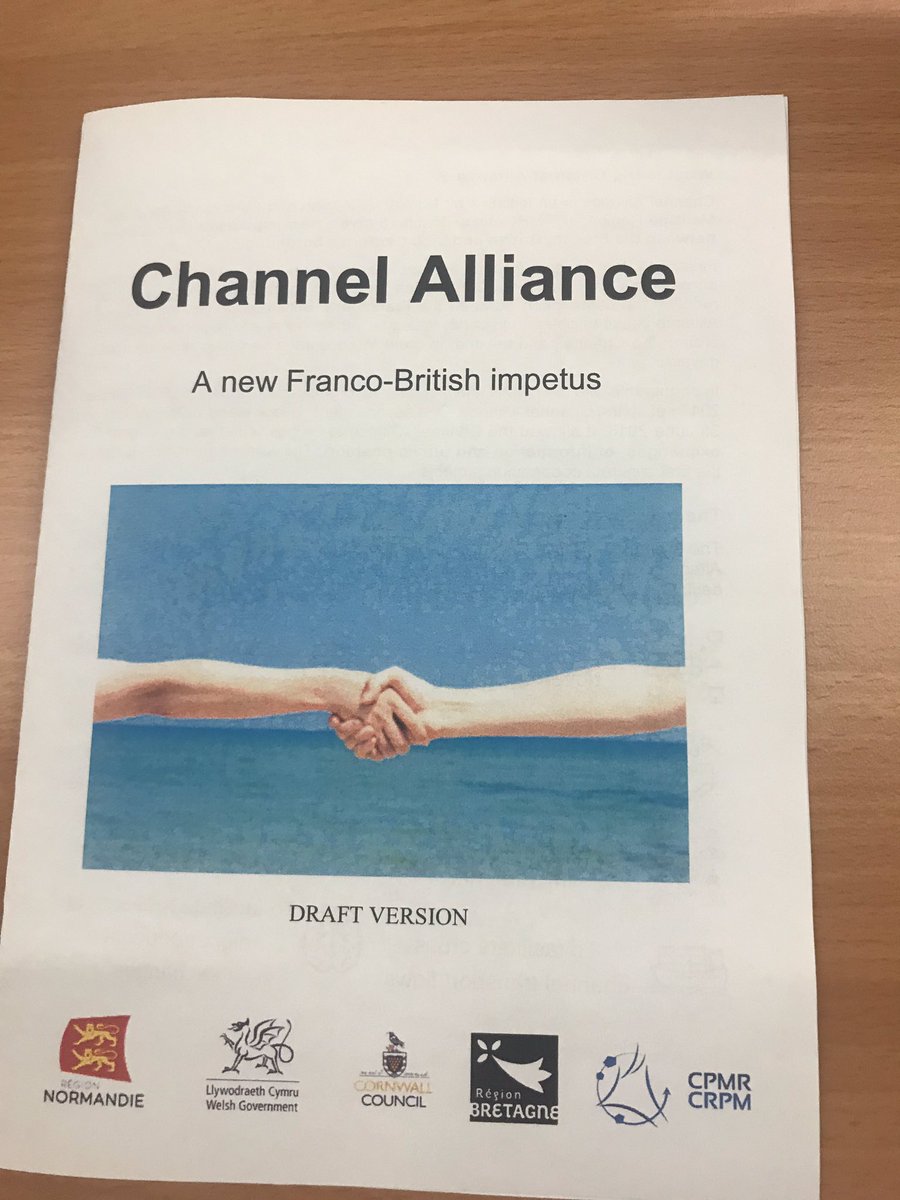 CPMR_BSC's tweet photo. #Brexit: #ChannelAlliance is an initiative by Normandy Region and @CPMR_Europe giving new impetus to the relations between the French, British& Irish territories bordering the channel. Julian German, Deputy Leader of Cornwall Council presents goal and actions in #Brest today. https://t.co/jhw5VUAwVc