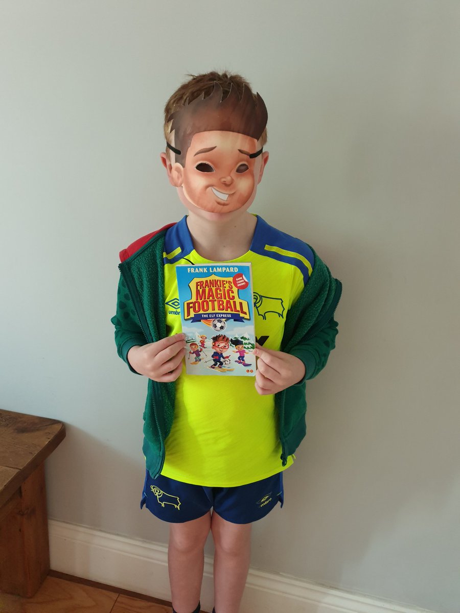 Peackle's tweet photo. World Book Day and my 7yr old chose his favourites..@dcfcofficial and Frankie's Magic Football by @franklampard #worldbookday19 #dcfc #frankiesmagicfootball https://t.co/yKJsm03RKg