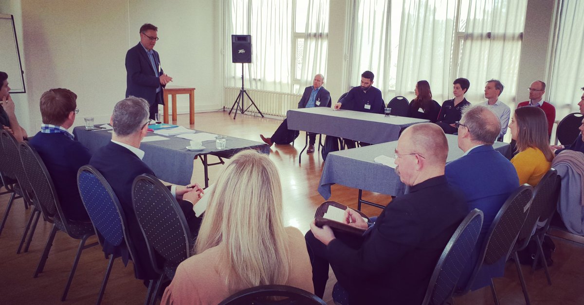 <a href="/LinternMarc/">Marc Lintern</a> briefing the employers who have given up their time to support #ASBC19 and provide expert advice to the students for their #sustainability business challenge ideas. #employability #globallyconnected