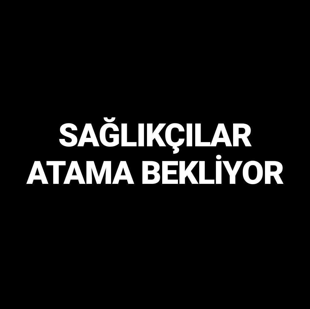 TÜKENDİK..
Bu BEKLEYİŞ daha ne kadar sürecek? 
Sağlıkçılar ne zaman ATANACAK?
SağlıkçıAtama SayısıBekliyor
<a href="/drfahrettinkoca/">Dr. Fahrettin Koca</a> <a href="/RT_Erdogan/">rt_erdogan</a> <a href="/saglikbakanligi/">T.C. Sağlık Bakanlığı</a>
