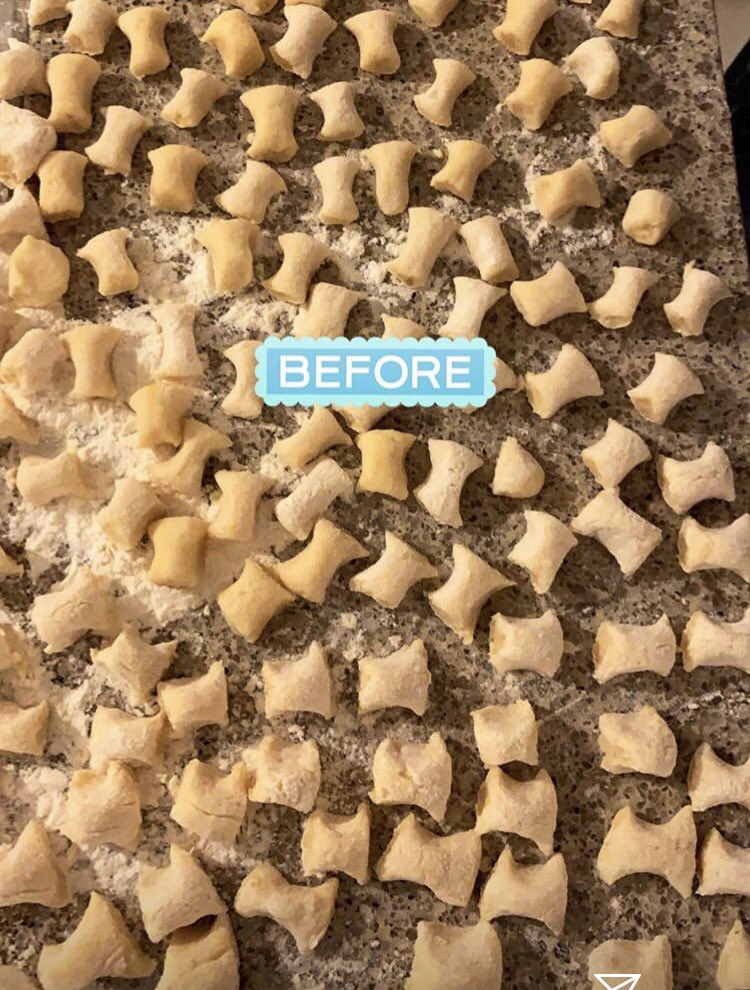 EmmaJProctor's tweet photo. Attempted homemade gnocchi! Even made the sauce from scratch. It turned out pretty good. #feelinglikeachef https://t.co/mkz9H1q0Vd