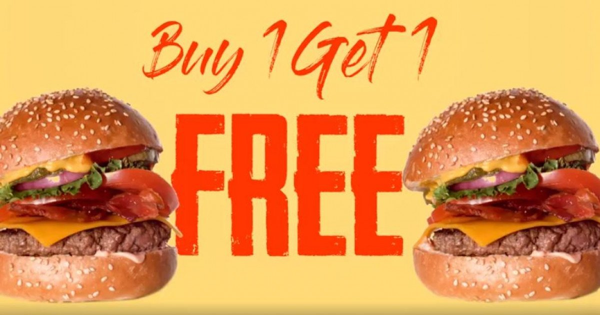 2YD_GTM's tweet photo. Buy 1 🍔 Get 1 FREE - Crazy Burger Promos Until Sunday Night: https://t.co/o6ECSZv4Ye https://t.co/2VQBoO49Yk