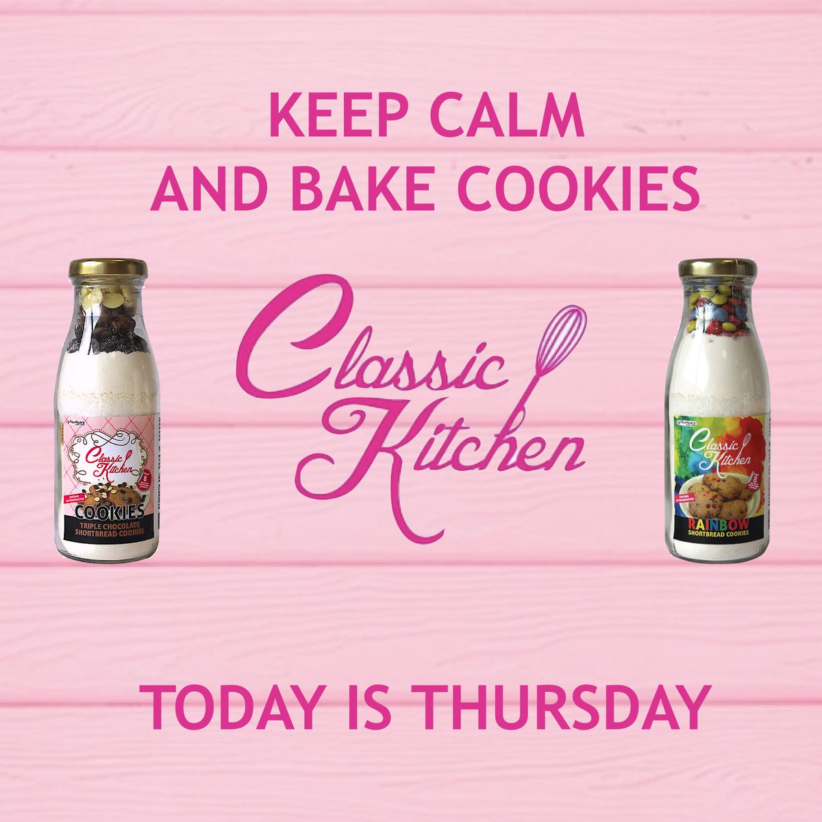 ClassicKitchenE's tweet photo. Keep calm and bake cookies... today is Thursday!!!

#FelizJueves #FelizSemana #disfrutalavida https://t.co/6k23DxymWe
