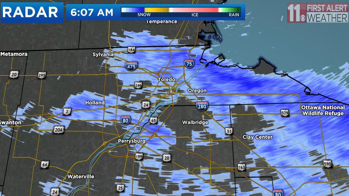ellynfritzWTOL's tweet photo. Snow is falling across the 475/75 loop this morning! Use caution this morning. https://t.co/n8qYWgHDXW
