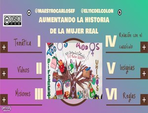 ConOtraCLASE's tweet photo. auMeNTaNDo La HisToRia De La MuJeR ReaL 👩‍💻👩‍🌾👷‍♀️🧕👩‍🎓#gamificación #EmpoderamientoFemenino #RealidadAumentada👉https://t.co/PpevAksXUr👏Bienvenidos @maestrocarlosef @elticdelcolon a #ProyectosConOtraCLASE y #symbaloo https://t.co/yG396NhdmE https://t.co/br5BBi8ksB