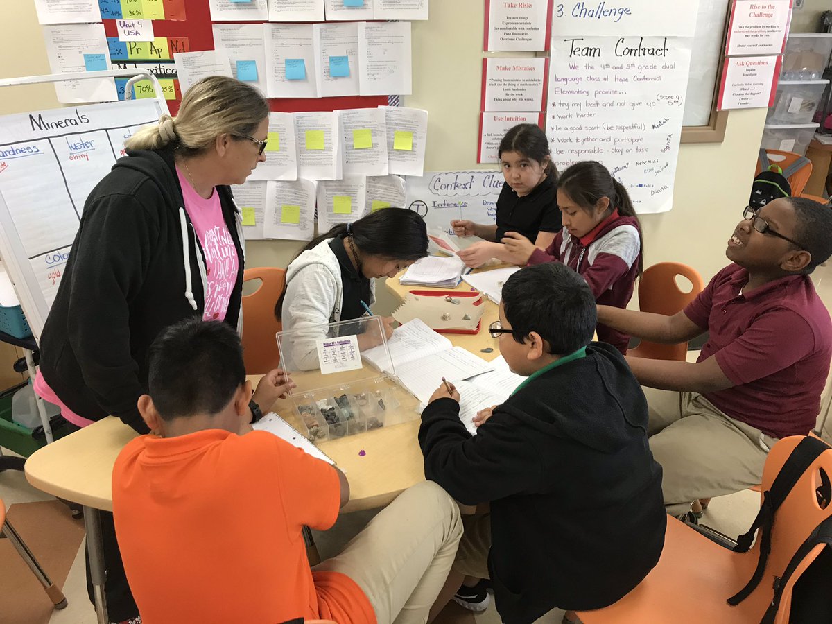 Engagement in Mrs. Visconti’s Dual Language Science class means students lead the learning and students apply knowledge in rigorous centers aligned to the science standards! Go Hound Dogs! <a href="/MrsGreen1997/">Vivian Green</a> <a href="/harveyoaxaca/">Dr. Harvey Oaxaca</a> <a href="/561Sdpbc/">Keith Oswald</a> <a href="/pbscience4u/">Tom Salinsky</a>