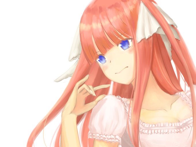 サリウスさんがTwitterに投稿した中野二乃(五等分の花嫁)のイラスト。