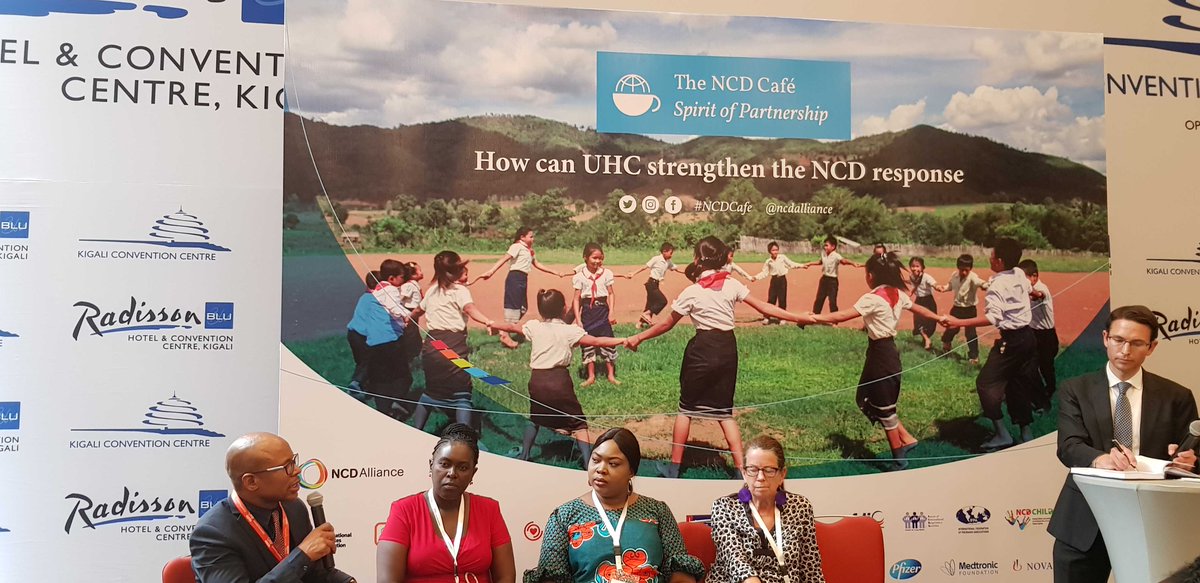 Dr Sanele Madela "patient support groups have allowed Community Health Workers to be better educated on NCDs &amp; do better referrals &amp; manage People Living with #NCDs holistically" #PLWNCDs #NCDvoices #AfricaHealth2019 #AHAIC2019 #HealthForAll #enoughNCDs <a href="/Amref_Worldwide/">Amref Health Africa</a>
