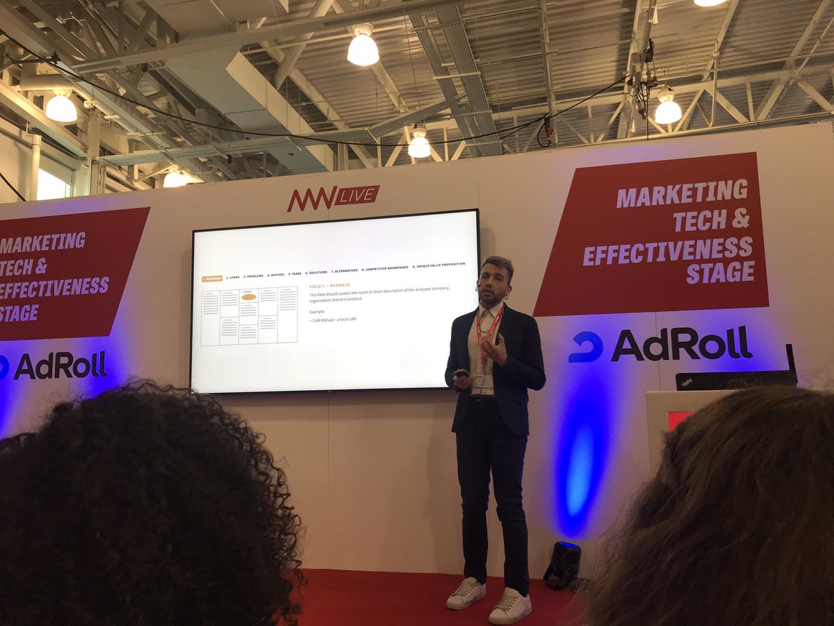 GillFrood's tweet photo. ‘Our goal to solve real problems for real users’ using UX design methodologies in persona definition @eliamaniscalo @RedAcademyUK #mWLive19 https://t.co/DUAAXwnYLm