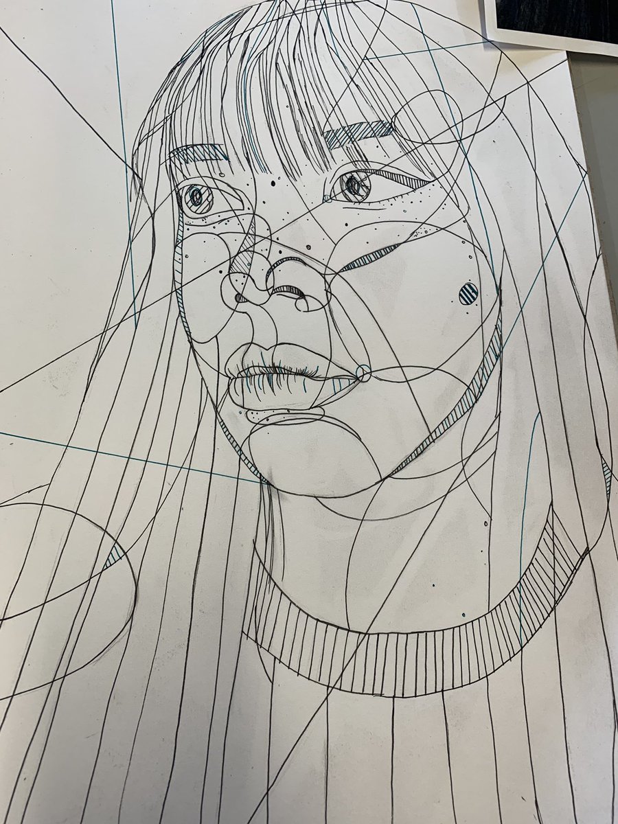 TlesArt's tweet photo. Genuinely so proud of how much progress my group is making in their art exam. Keep up the good work #10D with Miss Batool. #art #GCSE #thelongeatonschool #line #styles https://t.co/IrZRiSOyZC