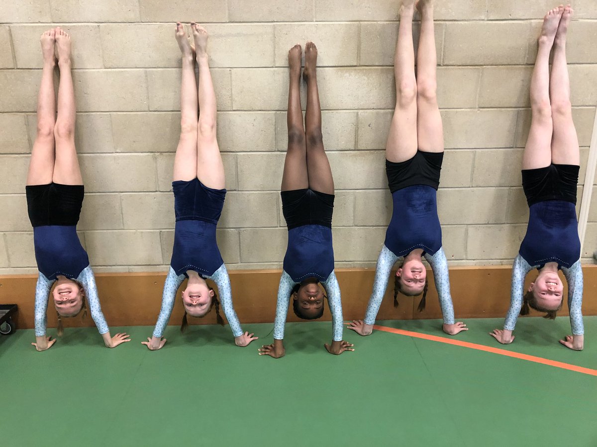 NHS_Sport's tweet image. Our gymnasts posing #redfaces but all enjoying the experience bring on the floor routines @NorthamptonHigh
