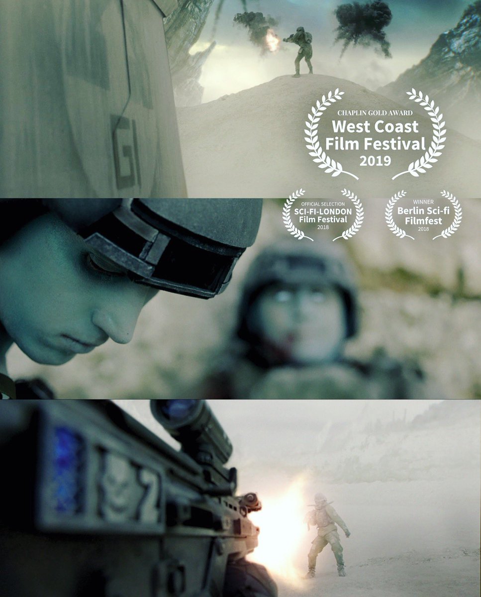 Another award!! Taking our fan film of Rogue Trooper to the West Coast this time! Can’t wait to see what @ManMadeMoon does with this epic character! #awardwinning #fanfilm #shortfilm #action #stunts #2000ad #roguetrooper #rebellion