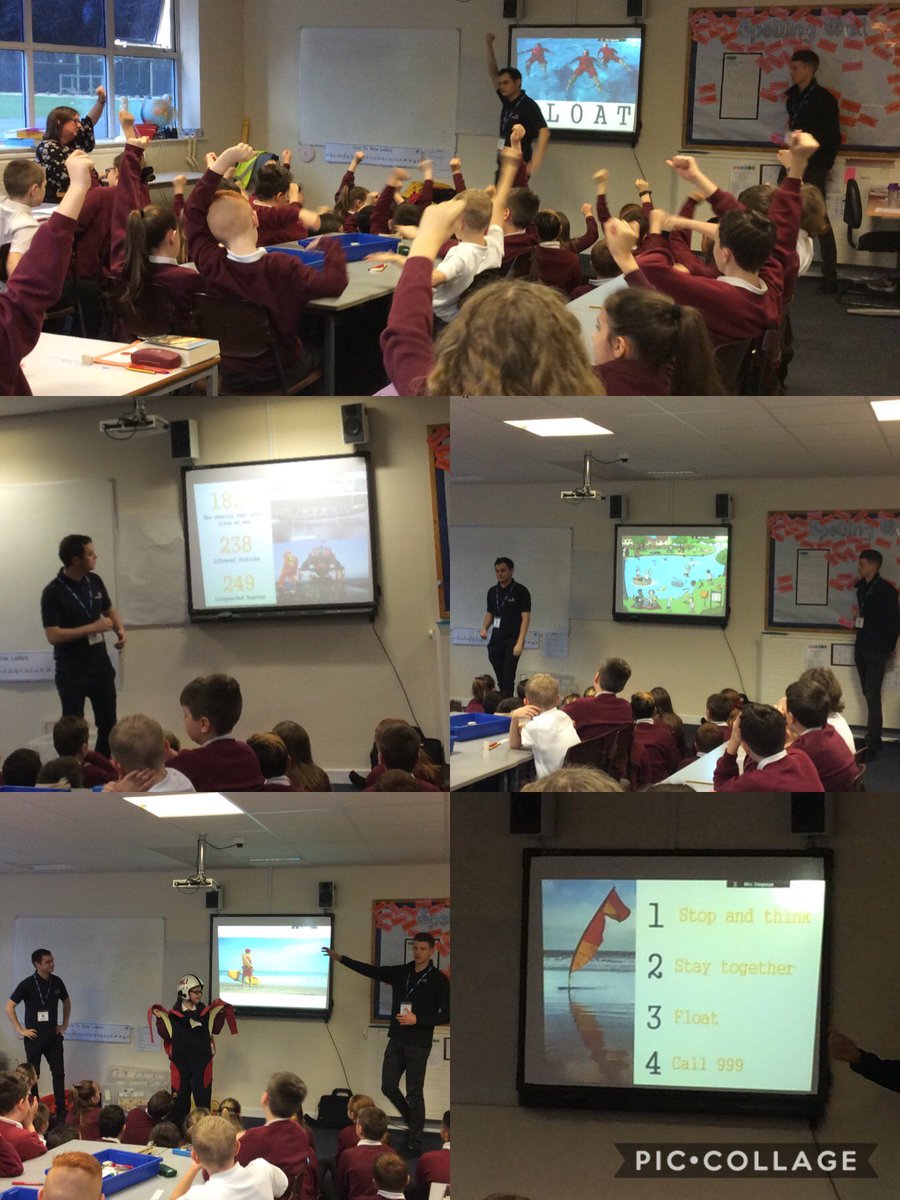 Thank you to <a href="/RNLI/">RNLI</a> <a href="/RnliLGYorks/">RNLI LifeguardsYorks</a> for a very informative and interesting session on water safety with the Year 6 children ahead of the summer ☀️🌊🏖