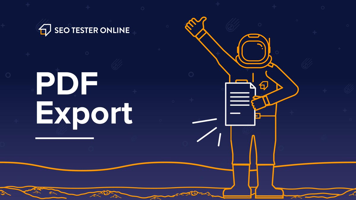 ✨☄️ PIOVONO EXPORT PDF ☄️✨
💥 Da oggi in <a href="/seotesteronline/">SEO TESTER ONLINE</a> basta 1 click per esportare in PDF i report da #SEOChecker e #SEOSpider 🚀

Provate l'export PDF in beta per 15 giorni free 💪
➡️ bit.ly/upgrade-sto ⬅️
#seo #seotool