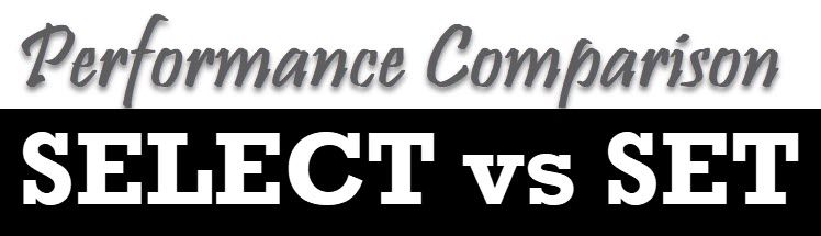 pinaldave's tweet image. Which is Better for Performance – SELECT or SET?   buff.ly/2Iy9ZH9