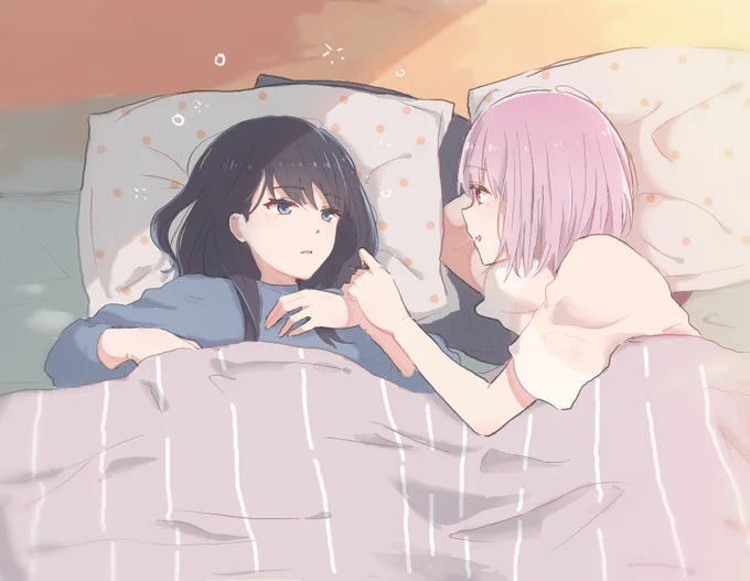 「おはよう～～六花」
「…おはよう……アカネ…」 
