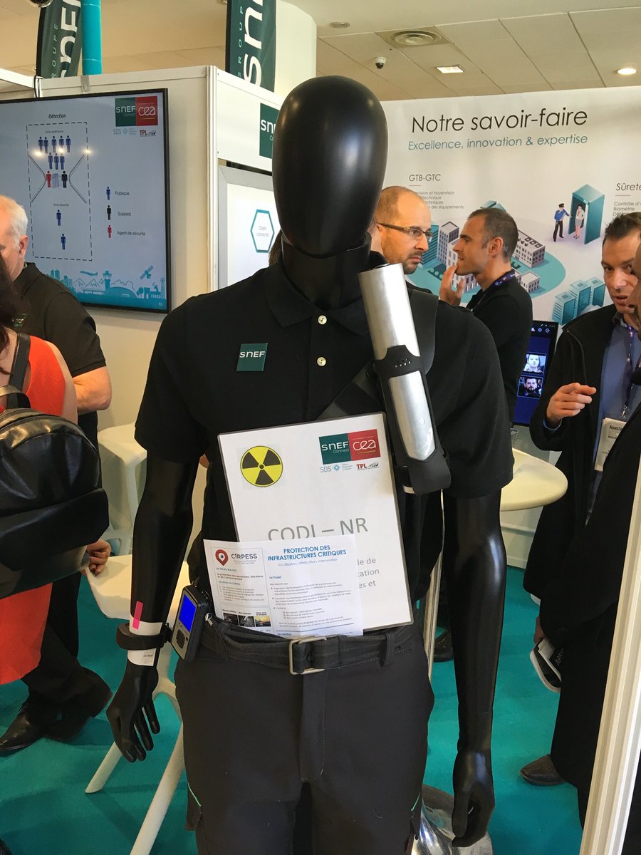 JMDUMAZ's tweet photo. Groupe #SNEF présente sur @AccesSecurity projet #CODI-NR détection radiologique pour les contrôles de #Sécurité des accès recherche innovation soutenue par @Safe_Cluster @BpifranceInno collaboration #TPLSystemes @davidvillacast2 #SDS @CEA_Recherche https://t.co/Aei0KG3UHM