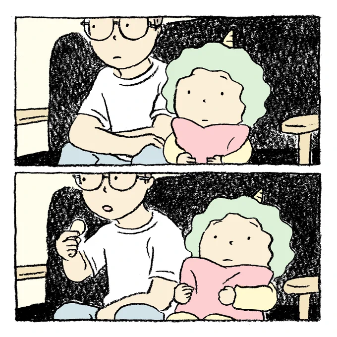テレビみたりしてる
#鬼の子 