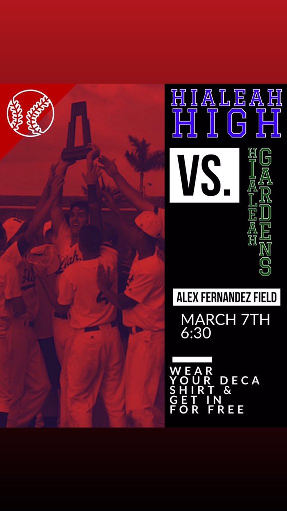 HialeahDECA's tweet photo. Don’t forget where your DECA t-shirt and get in for FREE TODAY!! https://t.co/pwHWA8IDkD