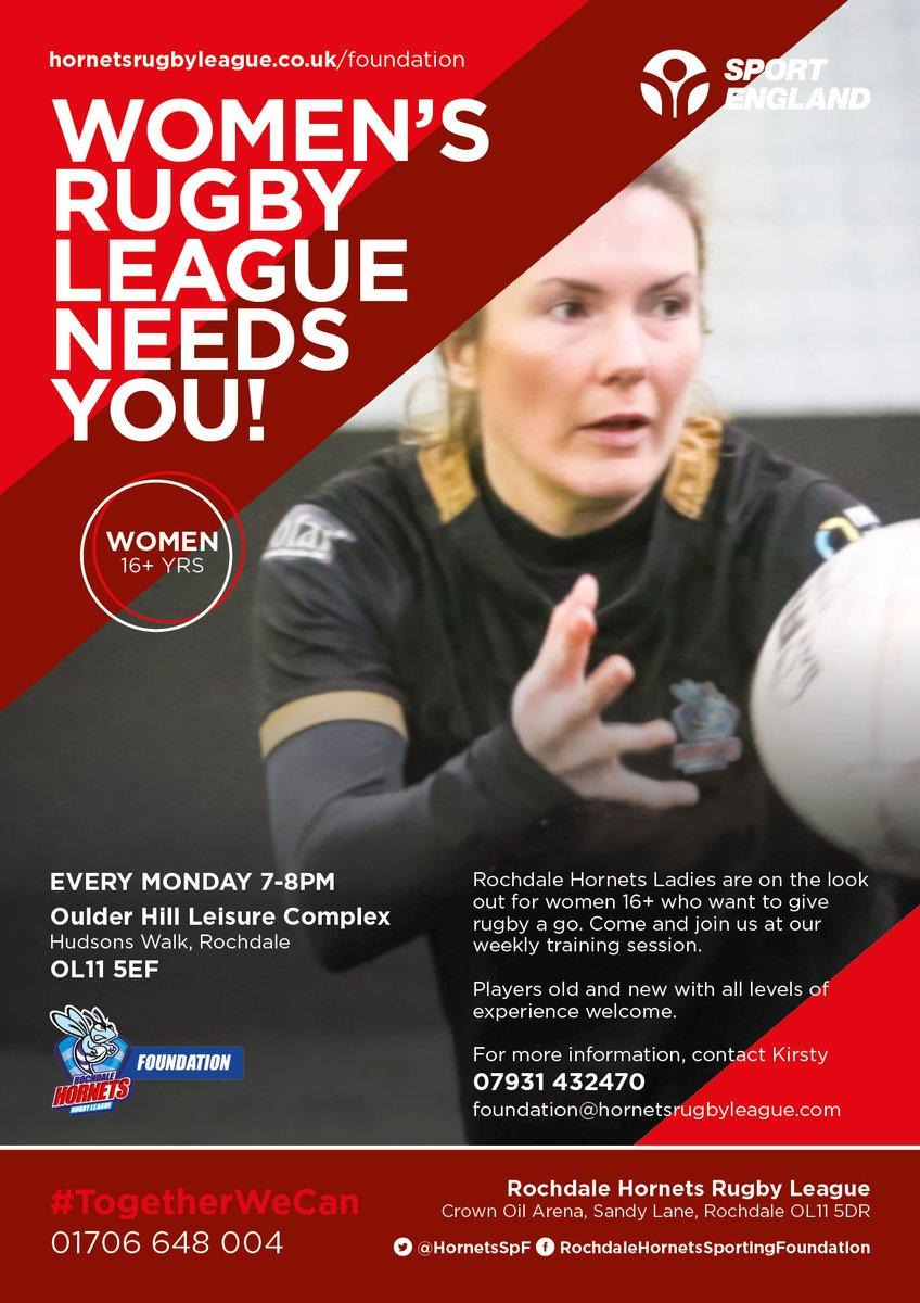 Calling all Female Rugby League players, <a href="/UoLWRL/">UoLWRL</a> <a href="/luuwrl/">University of Leeds Women's Rugby League Club</a> @UCLan '<a href="/OfficialUoM/">The University of Manchester</a> <a href="/mmu_business/">Manchester Metropolitan University Business School</a> <a href="/LJMU/">Liverpool John Moores University</a> <a href="/SalfordUni/">University of Salford</a> <a href="/FCUnitedMcr/">FC United of Manchester 🟥⬜⬛</a> Ladies training tonight 6.30 - 8 <a href="/Mayfieldrl/">Rochdale Mayfield ARLFC</a> OL11 3AG.  New faces welcome so why don't you come along and test yourself. #ladiesrl #community