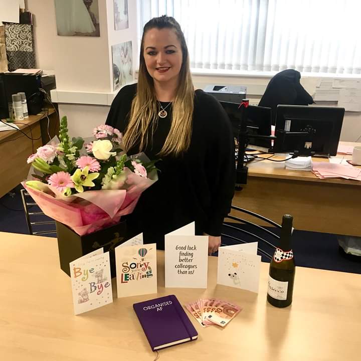 After 9 years of being with us, it's with great sadness that we say goodbye to Kerry who is leaving today but wish her all the very best of luck in her new job! Lots of Love, Team LJ x

#Goodluck #friendships