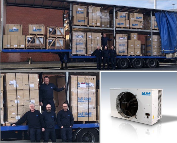 jehallfridge's tweet photo. Our warehouse team picking and dispatching a record number of cellar coolers in one day from our Derby warehouse #cellarcoolers #beercoolers #cellar #refrigeration https://t.co/Z7VhLyQ6UC
