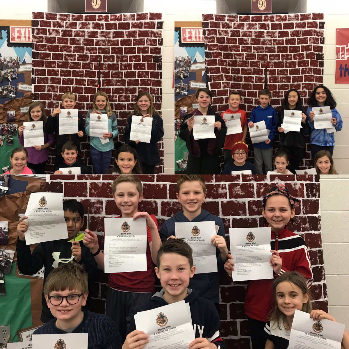 These wizards received their Hogwarts acceptance letters this morning! The sorting ceremony will take place later today!