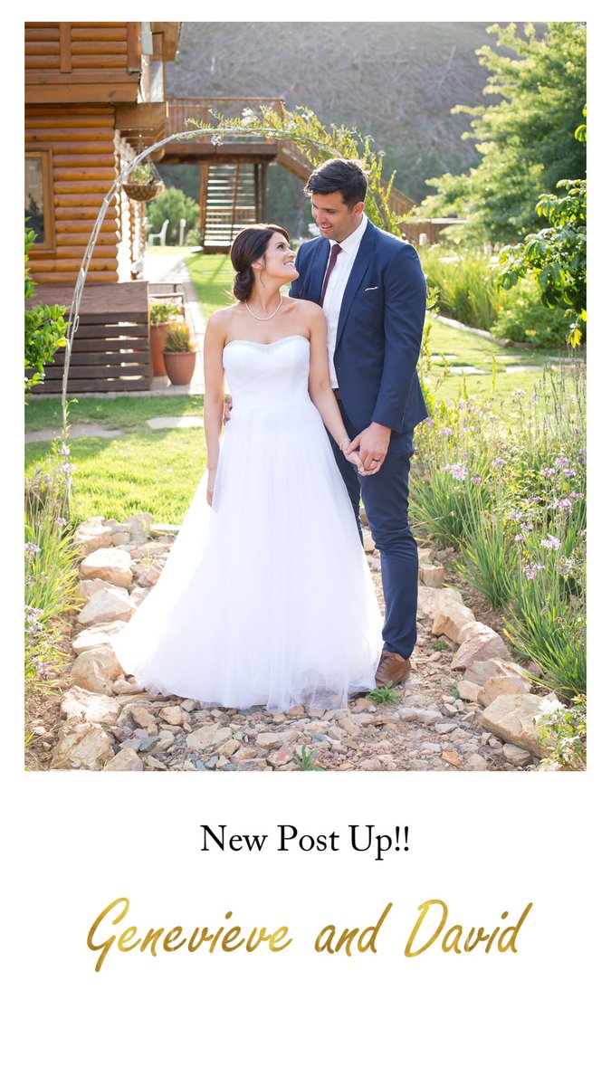 Genevieve and David’s pretty summer outdoor wedding is up on my website today to warm up this rainy day! 
kathrynlawrence.co.za/genevieve-and-…