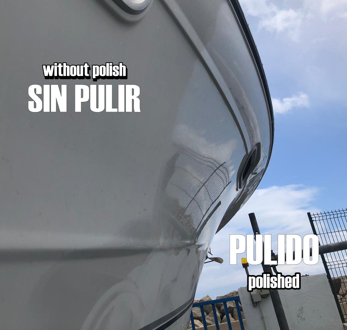 ⚓Un imagen vale más que mil palabras. 

Pulimentados y encerados de cascos y superestructuras. 👌

#sotogrande #alcaidesa #sotograndemarina #yachtcleaning #boats #yachts  #polished #wax