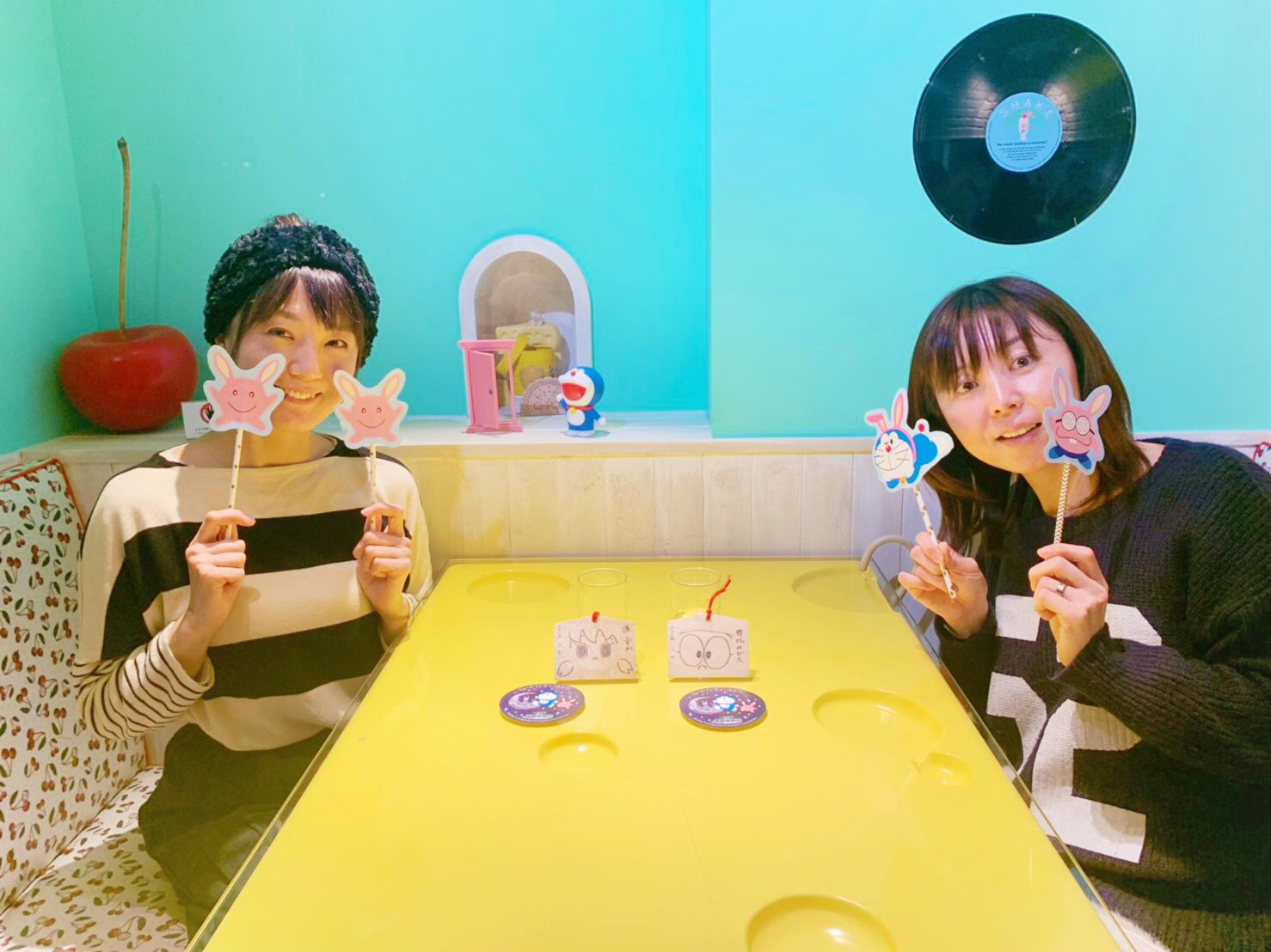 Q Pot Cafe Op Twitter のび太くん役の声優 大原めぐみさん しずかちゃん役の声優 かかずゆみさんがご来店くださいました 絵牛に素敵なメッセージもいただきました ご来店ありがとうございました T Co S7lbfx7vrr Twitter