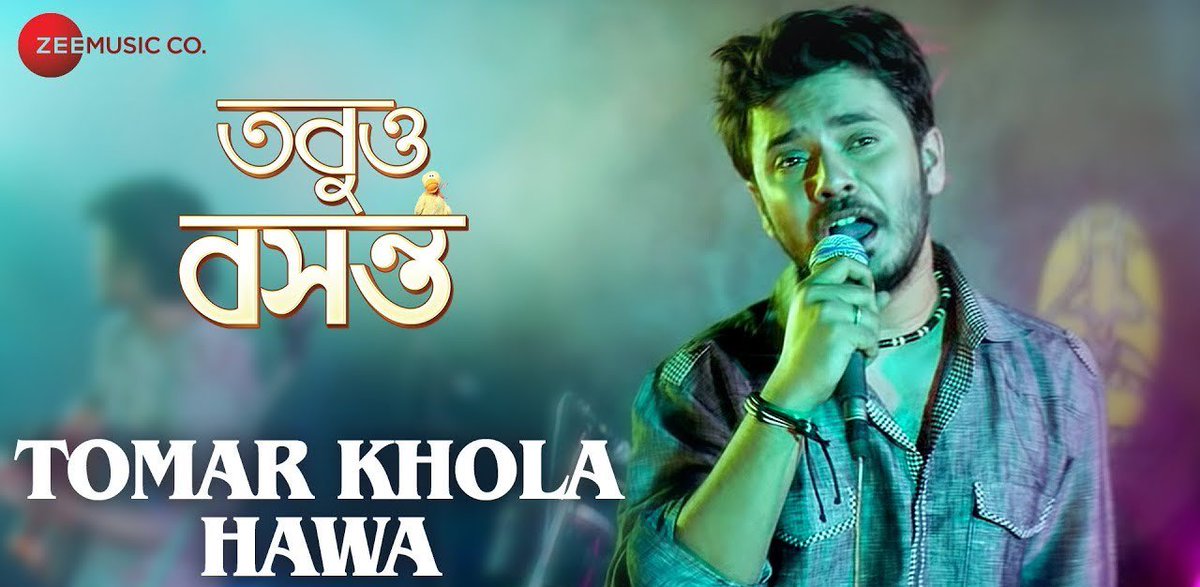 zeemusicbangla's tweet photo. Here's a perfect song to confess your love, #TomarKholaHawa sung by #Satya from #TobuoBasanta
#Rahul
#Samantak
https://t.co/NfF4KUQoX5 https://t.co/uHVIJh0vfK