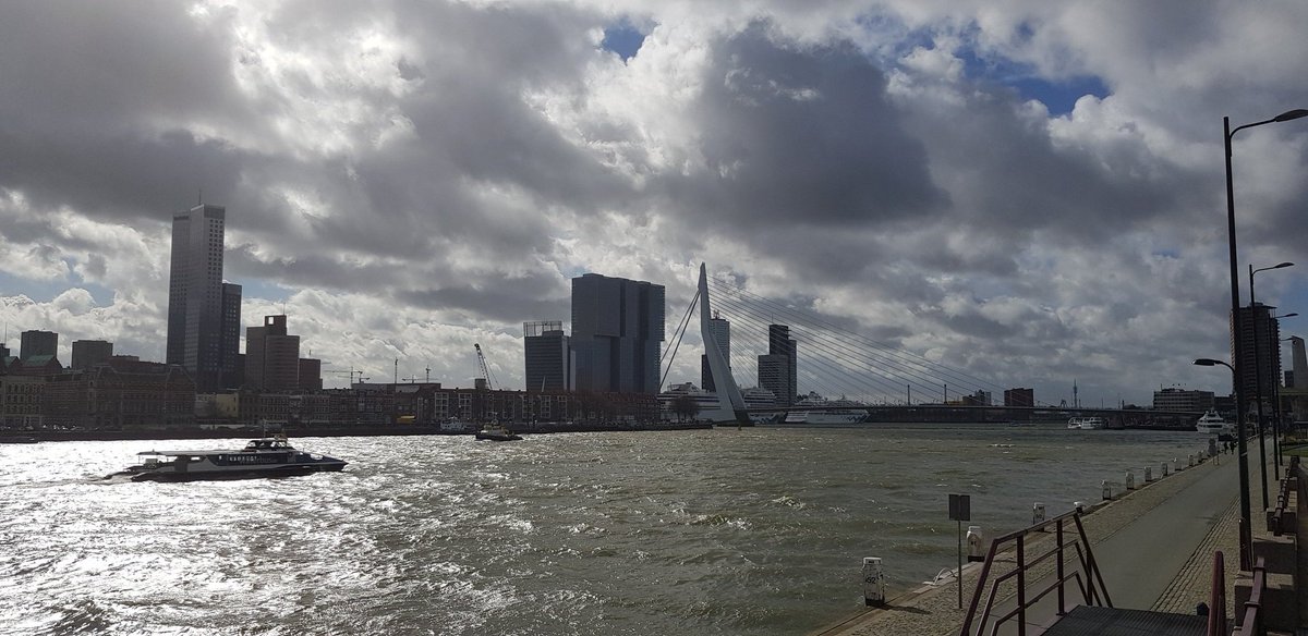 pphavermans's tweet photo. Lekker fietsen naar de volle kade bij @PortOfRotterdam @CruisePortRTM https://t.co/4S7NZr5l39