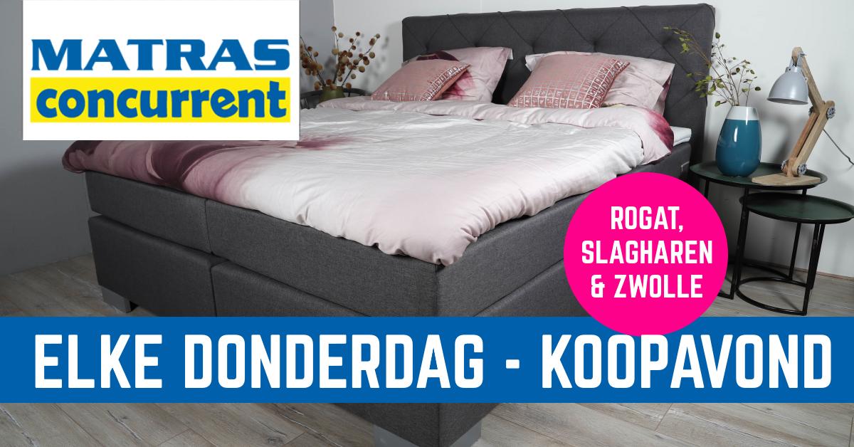 🛒 Elke donderdag hebben wij een koopavond in al onze winkels!

Kijk op matrasconcurrent.nl/winkels/ voor meer informatie.